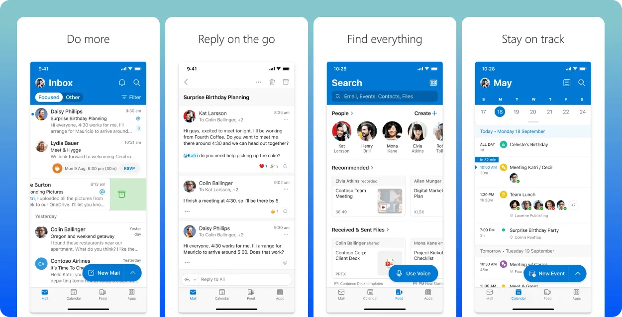 Microsoft Outlook Windows