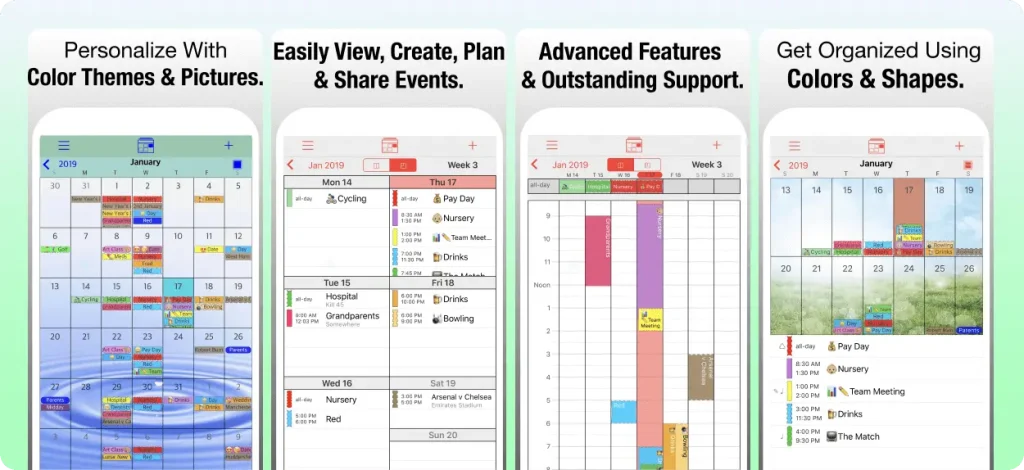 PocketLife Calendar iOS