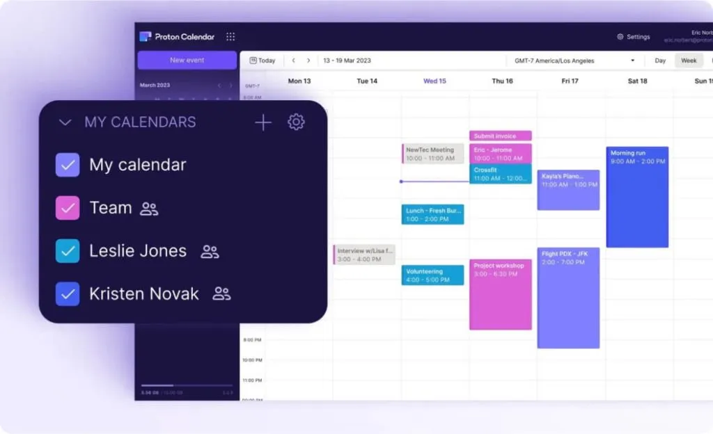 Proton Calendar macOS