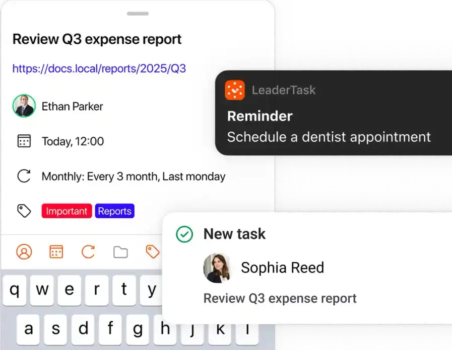 Reminders and recurrence