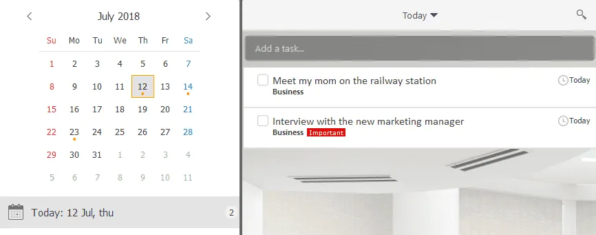 How to remember all forthcoming affairs