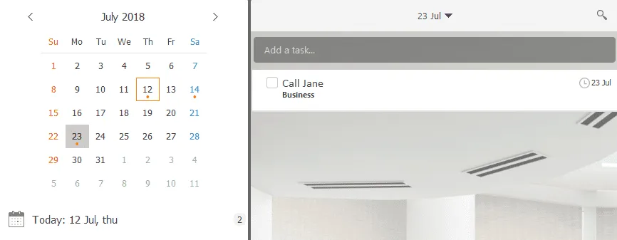 How to remember all forthcoming affairs