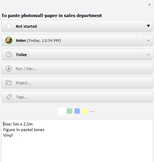 How to assign tasks that employees couldn't forget about any important small-sized task