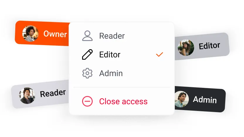 Roles and access controls